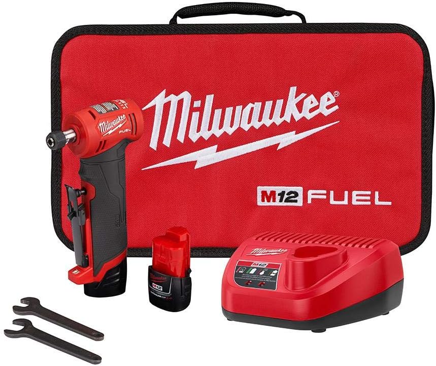 Milwaukee 2485-22 M12 FUEL Lithium-Ion Right Angle Die Grinder Kit