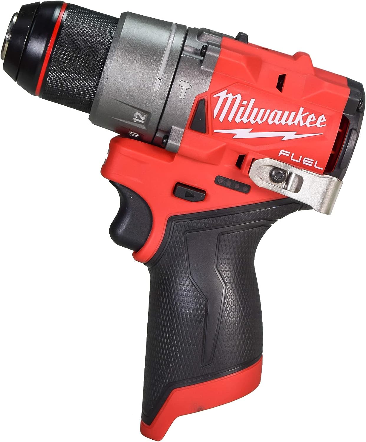 Milwaukee 3404-22 12V Fuel .5-inch Hammer Drill-Driver Kit with 4.0Ah, 2.0Ah Lithium-Ion Batteries, Charger & Tool Bag