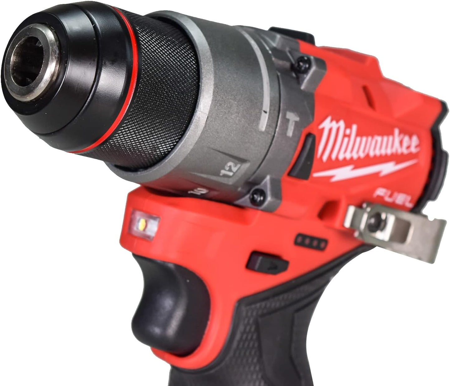 Milwaukee 3404-22 12V Fuel .5-inch Hammer Drill-Driver Kit with 4.0Ah, 2.0Ah Lithium-Ion Batteries, Charger & Tool Bag