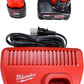 Milwaukee 3404-22 12V Fuel .5-inch Hammer Drill-Driver Kit with 4.0Ah, 2.0Ah Lithium-Ion Batteries, Charger & Tool Bag